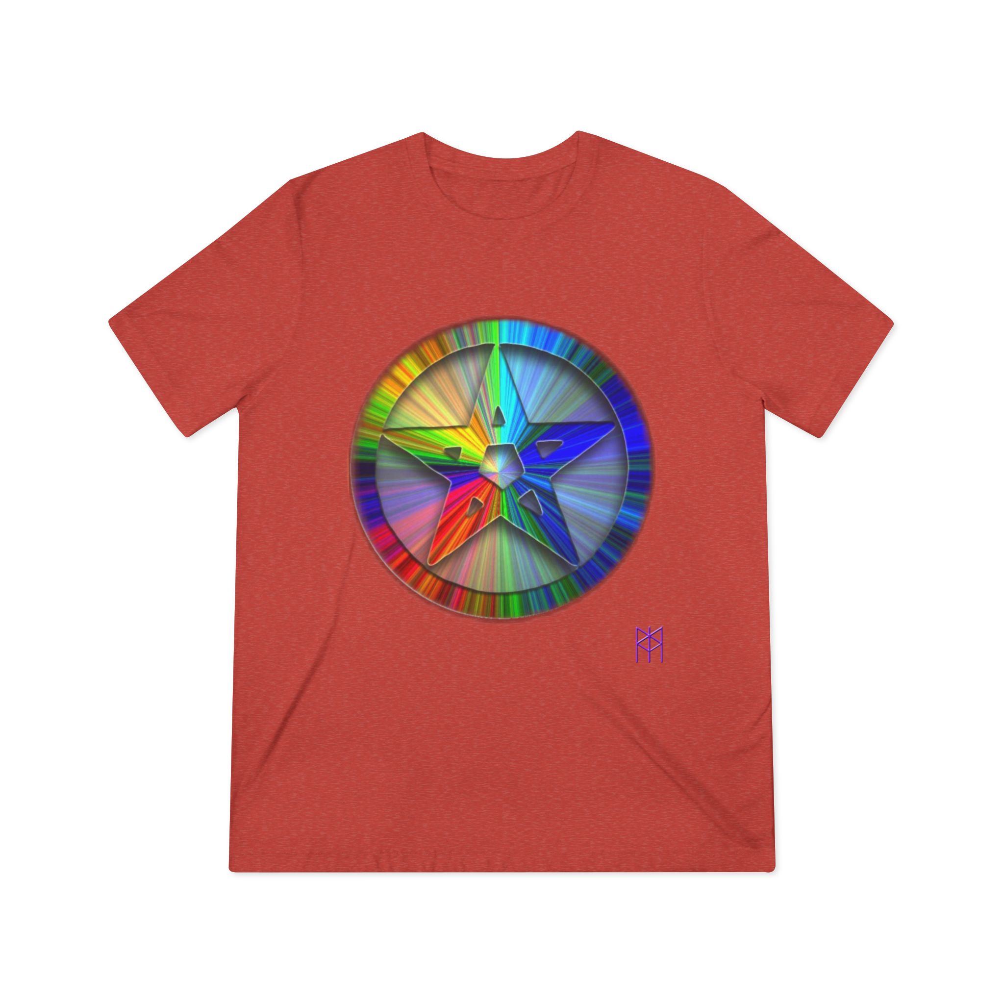 Rainbow Pent Unisex Triblend Tee - Image 17