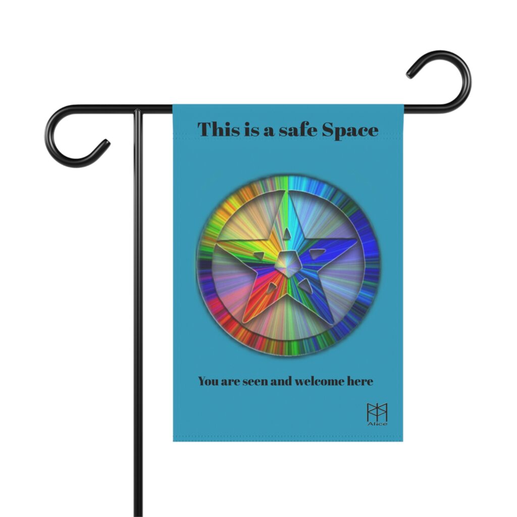 Rainbow Pent Garden & House Banner