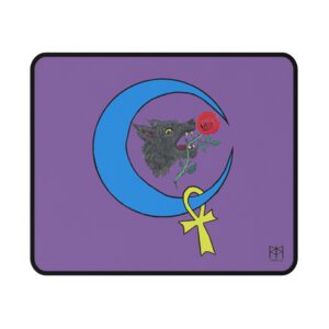 Wolf Moon Non-Slip Gaming Mouse Pad