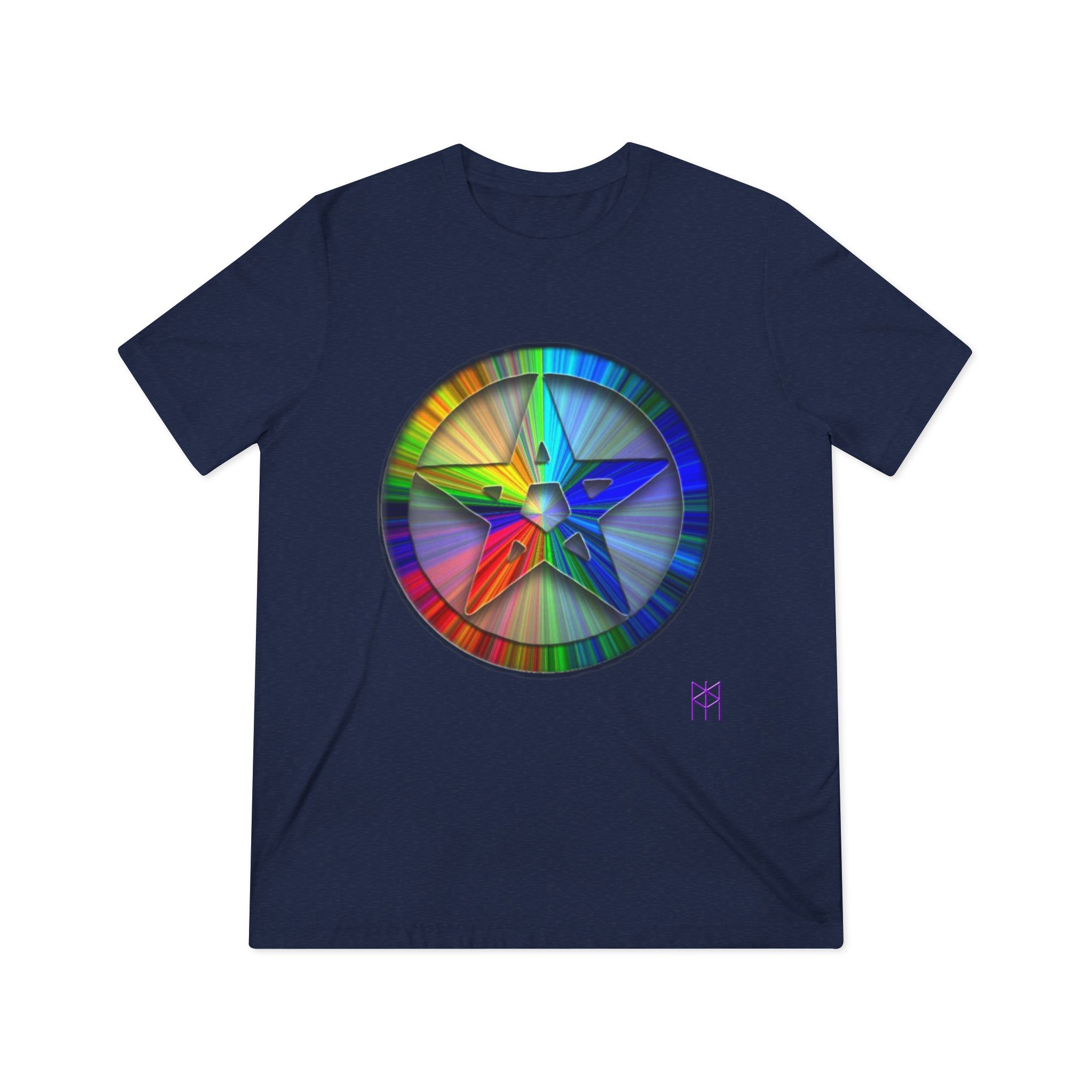 Rainbow Pent Unisex Triblend Tee - Image 13