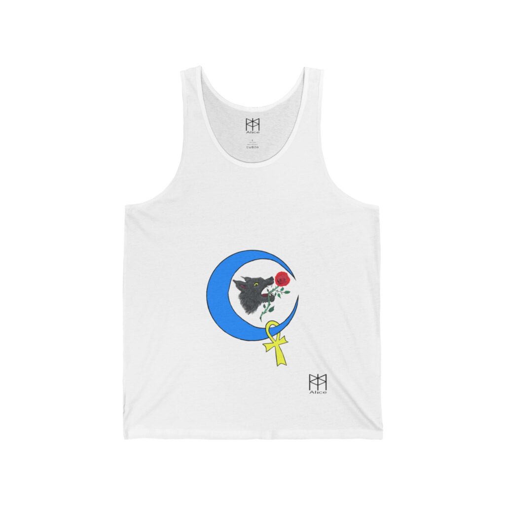 Wolf Moon Unisex Jersey Tank
