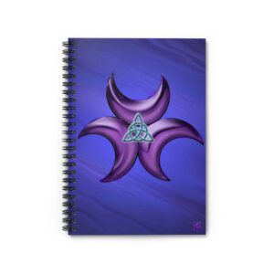 Triple Moon Spiral Notebook - Ruled Line